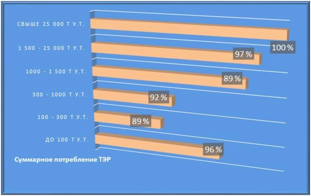 В 2021 году в г. Минске от внедрения энергосберегающих мероприятий была получена экономия энергоресурсов в размере 96072,9 т у.т.