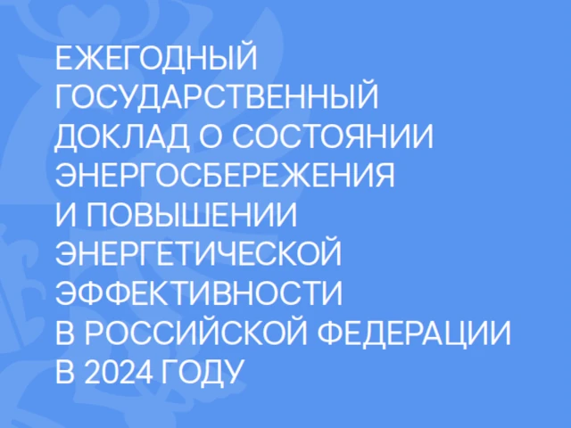 Государственный доклад о состоянии энергосбережения и повышении энергетической эффективности в Российской Федерации за 2024 год