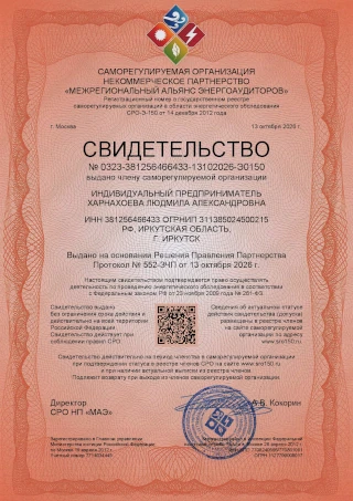 Выдача свидетельства (допуска) саморегулируемой организации в области энергетического обследования (СРО энергоаудиторов)