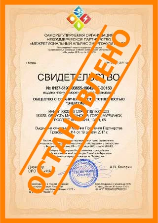 Выдача свидетельства (допуска) СРО